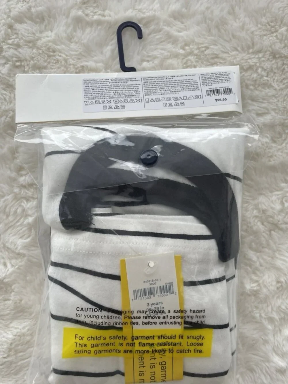 SALE! NWT GAP UNISEX Pajamas Set Glow In The Dark Mummy Long Sleeve Size 3T